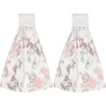 thumbnail image 2 of 1 Pcs Hanging Towels, Dish Towels Rose Gold Marble Absorbent Hand Towels with Hanging Loop Washcloth for Bathroom Kitchen, 2 of 7