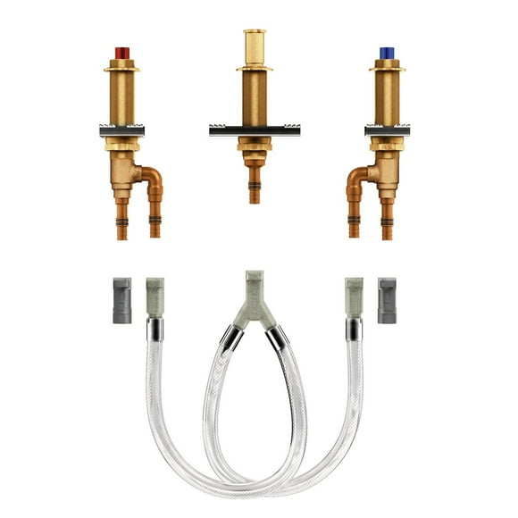 Moen 4793 Two Handle Roman Tub Valve Adjustable 1/2-Inch CPVC PEX Connection