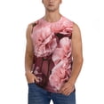 thumbnail image 2 of Picia Delicate Pink Carnations mens Cotton Tank Undershirts , Moisture-wicking Ribbed Tanks, Lightweight Cotton Tank Undershirts-XX-Large, 2 of 8