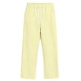thumbnail image 7 of Dwelliawo Men's Sweatpants Open Bottom Straight Leg Workout Pant Athletic Lounge Loose Sweatpant with Pocket Fall Casual Pants Yellow 3XL, 7 of 7