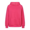 thumbnail image 5 of kpoplk Women's Graphic Hoodies Print Drawstring Long Sleeve Pocket Sweatshirt Pullover Tops(Hot Pink,S), 5 of 8