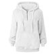 thumbnail image 4 of Pntutb Moda Mujer Cremallera Cuello en V Jersey tops Blusa de manga larga con capucha Sudadera Pntutb Pntutb-2199, 4 of 5