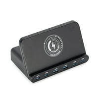 6-Port Type C Wireless Magnetic Charging Dock for Phone and Laptop Desktop USB 160W Fast Charging Station
