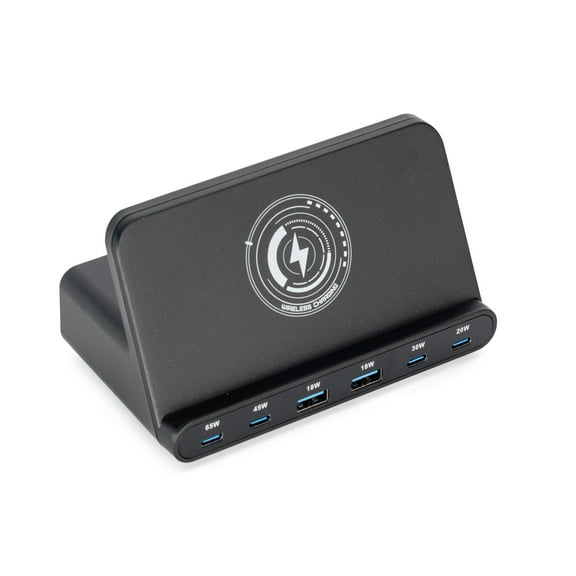 6-Port Type C Wireless Magnetic Charging Dock for Phone and Laptop Desktop USB 160W Fast Charging Station