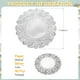 thumbnail image 2 of Uxcell 50 Pcs Servilletas de Papel de 4.3 Pulgadas Redondas de Encaje Decorativas, Papeles Desechables para Comidas y Fiestas, Plateado, 2 of 6
