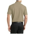 thumbnail image 3 of Yellow Rooster Mens Short Sleeve Dry Zone Grid Polo Tan XL, 3 of 4