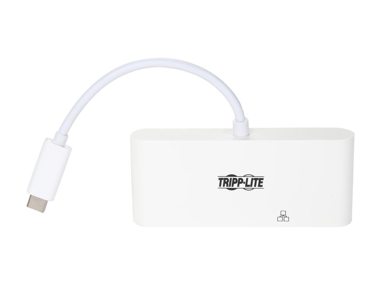 Tripp Lite USB C to DVI Multiport Adapter Converter Hub 6in USB Type C to DVI (U444-06N-DGU-C) - image 3 of 4