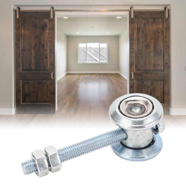 Track Roller Wheel, Replacement Curved Edge Galvanized Space Saving High Accuracy Bearing Ball Stainless Steel Sliding Door Track Roller Wheel for Garage