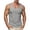 Gray, variant on Men's Solid Color Sleeveless Tank Top for Summer Workout Gym Training Athletic Vest