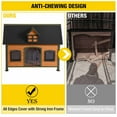 thumbnail image 6 of Aivituvin Dog House Anti-Chewing Design Dog Kennel with Metal Frame Weatherproof for Outdoor, 6 of 7