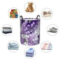 thumbnail image 6 of PHELIKA Butterflies Flowers Purple Pattern 03 Laundry Basket 65L Large Foldable Round For Dirty Clothes Toy Storage, 6 of 6