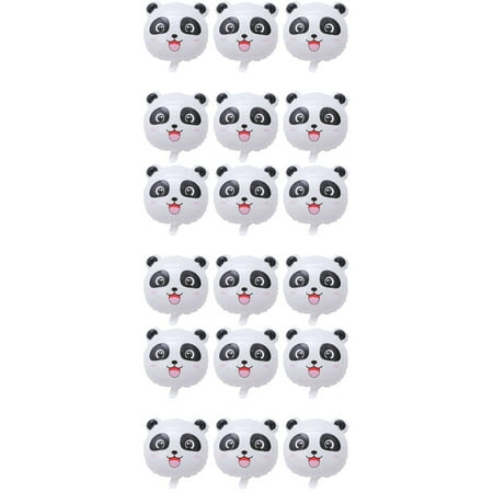 3 Pack Giant Panda Balloon Foil Clear Balloons for Stuffing Dad