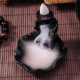 thumbnail image 3 of Lotus Ceramic Censer Smog Backflow Office Home Decor (Quemador de incienso-B), 3 of 7