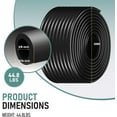 thumbnail image 2 of 328.1 Ft 3/8 Inch Heavy Duty Self Sinking Aeration Hose Kit, Tear Resistance Weighted Air Line Tubing, Non-Clogging Interior, Contractor Grade Aerator Hose for Pond, Fountain, Irrigation(Black), 2 of 7