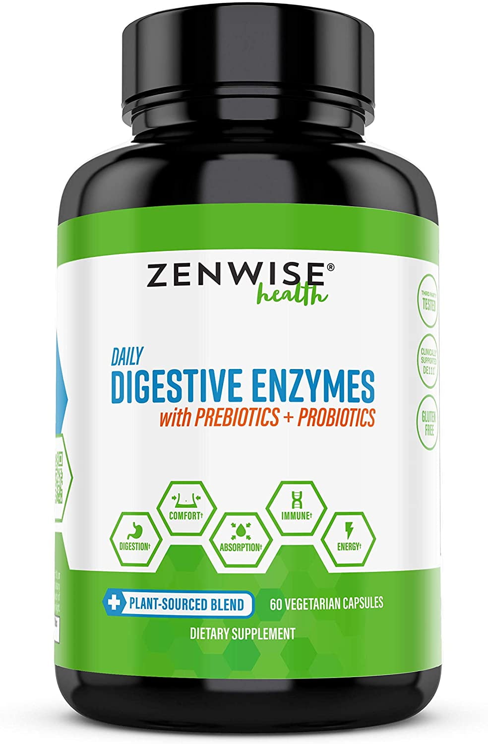 Zenwise Health Digestive Enzymes Plus Prebiotics & Probiotics
