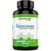 Zenwise Health Digestive Enzymes Plus Prebiotics & Probiotics Supplement, Vegan Formula for Better Digestion & Lactose Absorption with Amylase & Bromelain, 60 Count