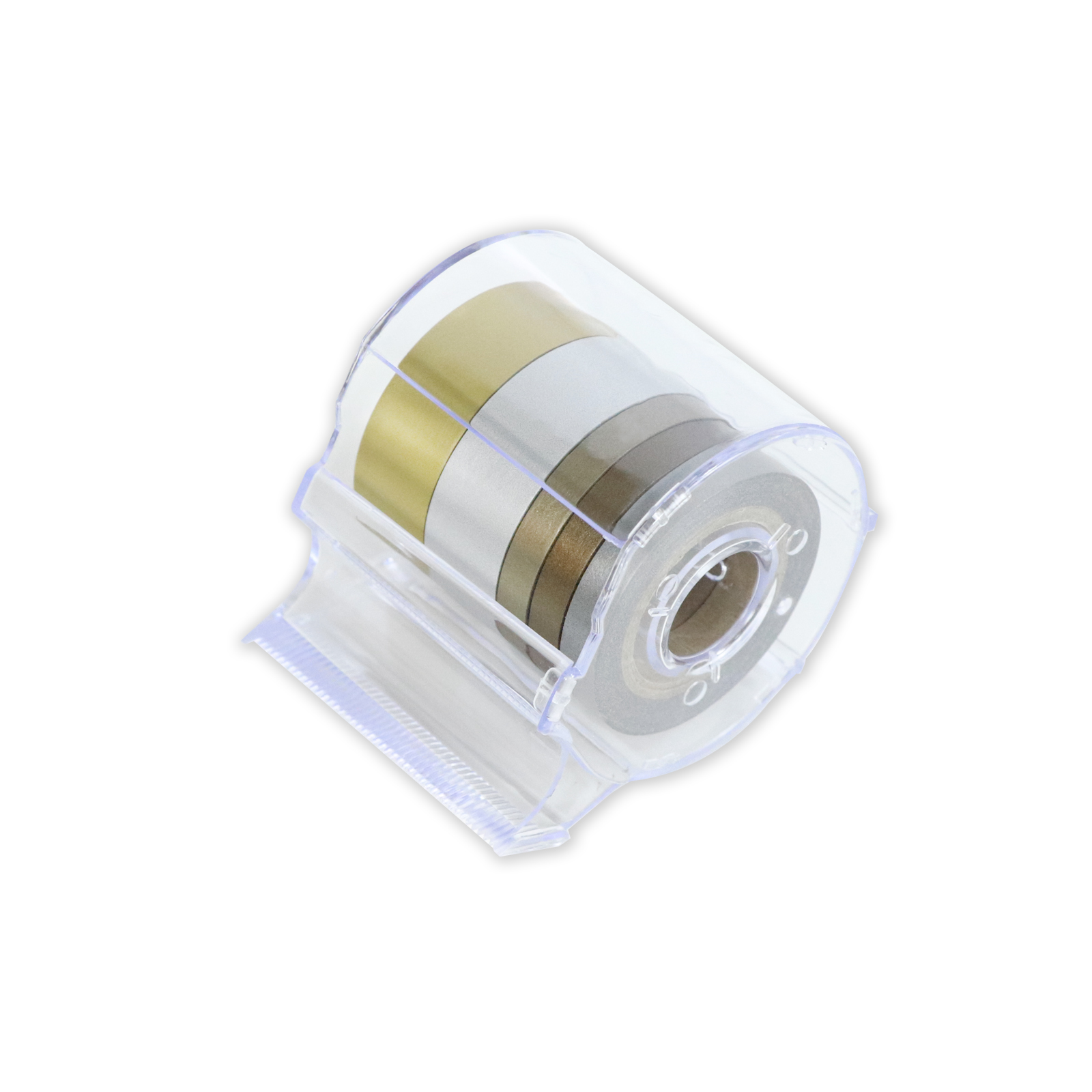 Recollections Metallic Crafting Washi Tape & Dispenser Set, 12 Pack