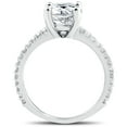 thumbnail image 4 of Pompeii 2 1/3 cttw Diamond Engagement Ring Solitaire Round Brilliant Cut 14k White Gold, 4 of 5