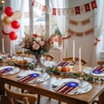 thumbnail image 5 of Round Placemats Puerto Rico Flag 15 inch Set of 6 Table Mats for Dining Table Retro Wall and Door Star Stripe Heat Resistant Non-Slip Kitchen & Home Decorative Place Mat Set, 5 of 8