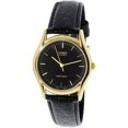 thumbnail image 1 of Casio Hommes MTP1094Q-1A Montre de Mode en Cuir Noir à Quartz, 1 of 5