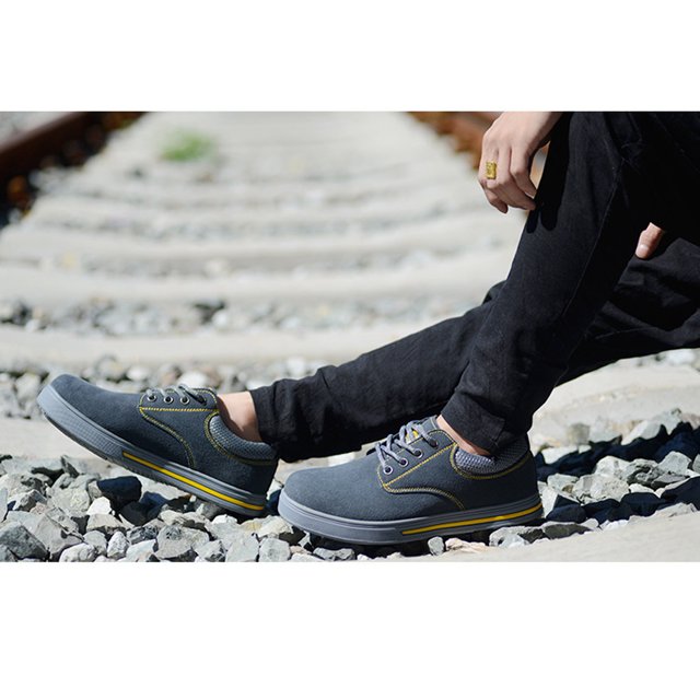 de Seguridad Deportivos de Moda Transpirables Y Transpirables Deportivos con Punta de material acero EU 41 US 8 UK 7 DYNWAVEMX Zapatos deportivos ocasionales de moda
