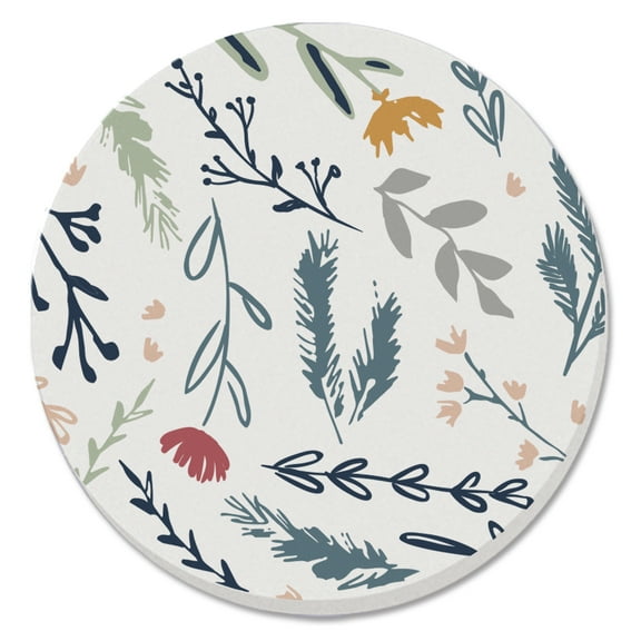 Thirstystone "Multi-Floral" Single Absorbent Stone Coaster