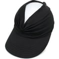 thumbnail image 5 of Womens Sun Visor Hat Wide Brim Summer Upf 50+ Uv Protection Beach Sport Cap, 5 of 5