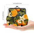 thumbnail image 2 of Tangerine Stylish Women's Coin Purse - 0.7 Microfiber Zinc Alloy Jaws, 4.3x4.7 in/11x12 cm Size - Durable Construction and Trendy Design!, 2 of 7