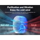 thumbnail image 4 of Portable Mini Air Conditioner Fan,usb Air Cooler Humidifier Refrigeration Fan - white, 4 of 4