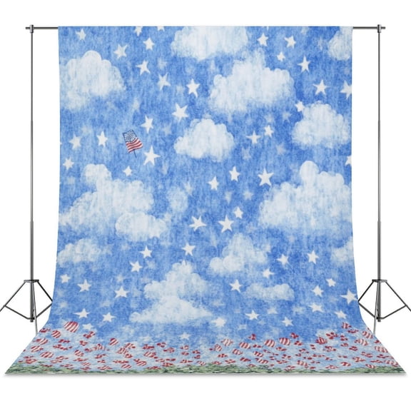 4th of July Spring Backdrop Backdrops for Photography Photo Background Nature Scenery Banner