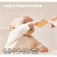 thumbnail image 2 of Lindbes 1 Set Of Baby Spoons And Forks  Chewable Baby Tableware For Self Feeding  Wooden And Silicone Baby Tableware  Suitable For Children Over 6 Months Old(Red), 2 of 9