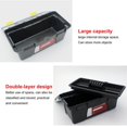 thumbnail image 3 of Portable Plastic Hardware Toolbox Household Small Size Multifunction Maintenance Toolbox Car Storage Box Anti-fall Box, 3 of 6