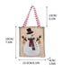 thumbnail image 3 of pstuiky Bolsa de regalo pequeña con adornos navideños, bolsa para la víspera de Navidad, bolsa para dulces, bolsa de regalo navideña de lino con asa., 3 of 3