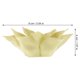 thumbnail image 4 of EeaseMX Flor de cerámica para colgar en la pared, decoración artesanal, lirio artificial estereoscópico, para sala de estar, hogar y oficina (amarillo, tamaño mediano), 4 of 7