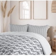 thumbnail image 6 of Ambesonne Squirrel Duvet Cover Sets, Forest Friend Sketch Art, 2-Queen, White and Purpleblue, 6 of 7