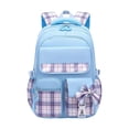 thumbnail image 2 of Mochila ligera y lazo para niñas monas para el colegio - Mochila cómoda y ajustable para alumnos de primaria y secundaria, 2 of 5