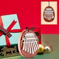 thumbnail image 6 of 8-Key Mini Thumb Piano, Portable Kalimba Musical Instrument for Beginners, Handcrafted Wood Finger Piano with Hanging Rope for Travel and Gift, 2.17-Inch, 6 of 7