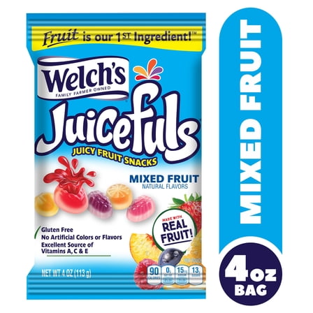 Welch's Juicefuls Mixed Fruit Fruit Snacks 4oz