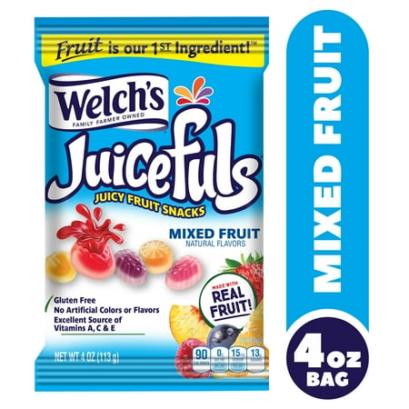 Welch's Juicefuls Mixed Fruit Fruit Snacks 4oz