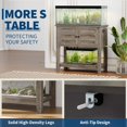 thumbnail image 3 of Aquarium Stand, 20-29 Gallon Fish Tank Stand Cabine Heavy Duty Turtle Tank Stand with Charging Station Up to 660 LBS, Stable Support, Anti-Tip Device, 3 of 8