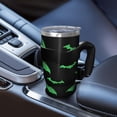 thumbnail image 5 of 40oz Tumbler,Black Halloween Bats with Green Insulated Tumblers with Removable Handle,Stainless Steel Double Vacuum Coffee Tumbler Cup with Straw for Home,Office,Travel,Party, 5 of 5