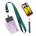 thumbnail image 1 of Roconrtip Phone Lanyard,Universal Cell Phone Neck Strap Wrist Strap Nylon Material Removable Phone Tether Charms Keychain with Patch Compatible with Most Smartphone Cases, 1 of 1