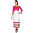 thumbnail image 2 of Bimba Womens Classy Net Kurta Kurti Long Designer Party Dress Custom Clothing, 2 of 7