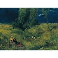 thumbnail image 3 of Hans Thoma 14x11 Black Modern Framed Museum Art Print Titled - Summer (1872), 3 of 5