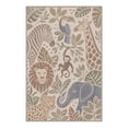 thumbnail image 3 of KUETH 2x3 Natural Style Entryway Rug, Machine Washable Soft Low Pile Non Slip Backing Rug, OCHRE BLOOM Accent Rug, 3 of 5