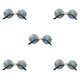 thumbnail image 3 of Gafas de sol Qarigey Vintage Pragmatic Marco de metal dorado azul 5Conjunto, 3 of 6