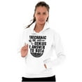 thumbnail image 3 of Mechanic Or Genius Sarcastic Humor Hoodie Sweatshirt Women Men Brisco Brands X, 3 of 6