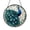 Acrylic 3.5 Inch, variant on Peacock Bird Feather Glass Suncatcher Window Decor, Stained Glass Style Hanging Art