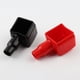 thumbnail image 2 of Matsuzay 2a dúo de cómodas cubiertas para terminales de batería de automóvil, protección fácil y confiable fabricadas con PVC Baterías de general, 2 of 6