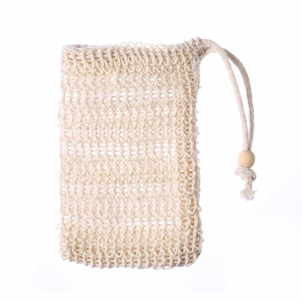Bolsas que se pueden colgar en los baños domésticos con bolsas de jabón con cordón